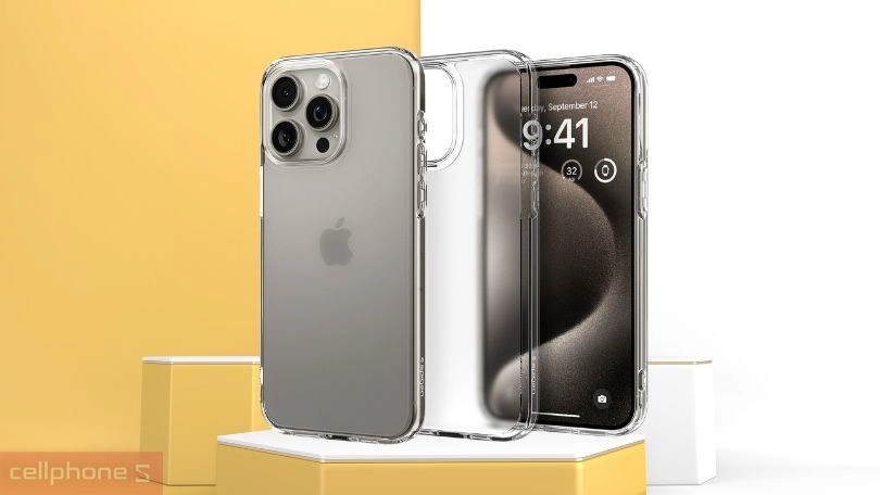 Ốp lưng iPhone 15 Pro Max Spigen Ultra Hybrid