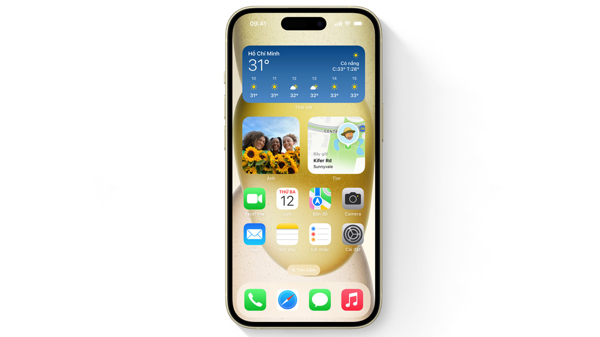 iPhone 15 Plus 256GB cho hiển thị sắc nét ngay cả trong trời nắng gắt